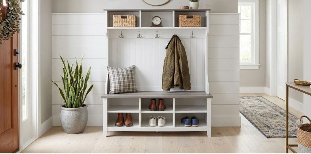 No Mudroom? Solutions For Creating Drop Zones in Small Spaces