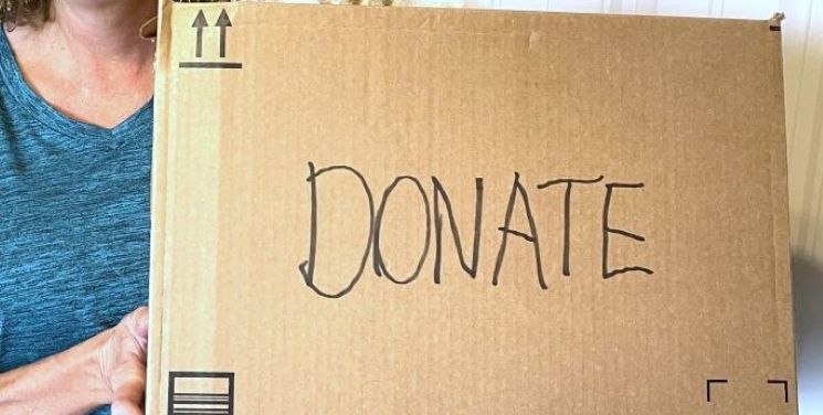A donation box.